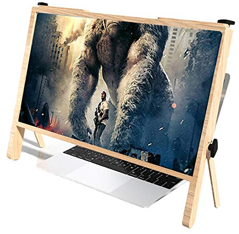 21-Zoll- Bildschirm Vergrößerungsglas, Tragbarer Bildschirmvergrößerung 3D HD-Handy Bildschirmlupe , Einstellbarer Telefonprojektor, Bildschirmlupe For Laptop, Zum Ansehen Von Filmvideos Auf Laptop