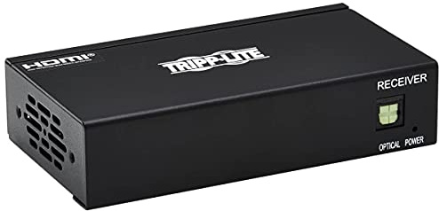 Tripp Lite HDMI Over Ethernet Cat6 Receiver - Up to 230 feet or 70.1 Meters - 4K 60Hz Video, HDR, 4:4:4, PoC, HDCP 2.2, TAA Compliant (B127A-1A0-BH)