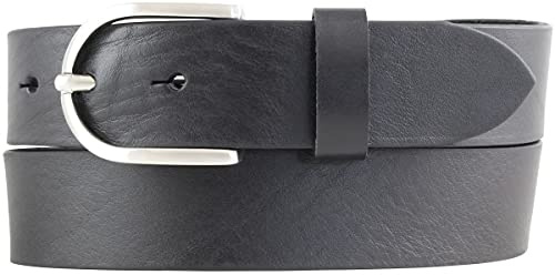 BELTINGER Damen-Gürtel aus Vollrindleder 3,5 cm | Jeans-Gürtel für Damen 35mm | Chino-Gürtel mit runder Gürtelschließe