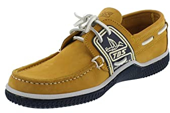 TBS GLOBEK Segelschuh, Bateau Vachette CEE Dee, Nubuk, Jaune D8009 Gr. 41