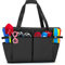Fasrom Extra Große Netz Strandtasche, Übergroße Strandtasche für Strandausflug (Patent Angemeldet), Schwarz