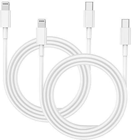 Cable USB C a Lightning 3m 2Pack, cable de carga para iPhone certificado por Apple MFi, carga rápida USB C para iPhone 14/14Pro/14Pro Max/13/mini/13 Pro/13Pro Max/12/12 Pro/12 Pro Max/11 Series