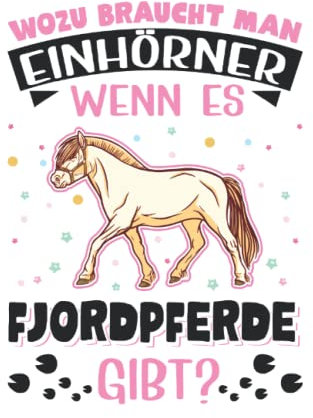 Fjordpferd Tagesplaner: Fjordpferd Einhorn Norweger Pferd Fjord Horse / Kalender 2023 & 2024 / Wochenplaner Tagesplaner Planer / Planungsbuch To-Do-Liste / 6x9 Zoll / 100 ausfüllbare Seiten