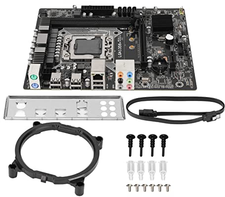 Mining Mainboard, Computer Motherboard2 Kanal DDR3 LAN 4 SATA2.0 M.2NVME PCIE1X 6 USB2.0 PCIE16X Unterstützt LGA1356 Prozessor