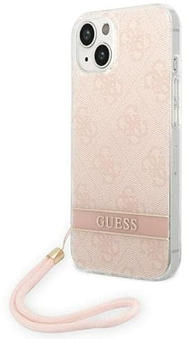 Guess GUOHCP14MH4STP - Custodia rigida per iPhone 14 Plus da 6,7, colore: rosa/