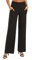 EXCHIC Damen Leichtgewicht Elastisch Hohe Taille Hose Casual Weite Bein Dehnbar Lounge Hosen mit Taschen (XL, Kaffee)
