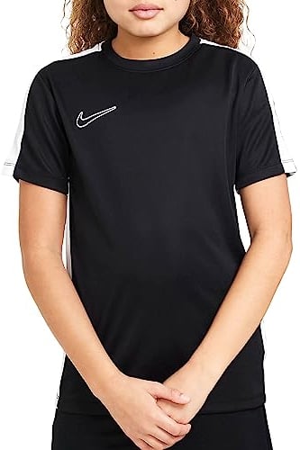 Nike Unisex Kinder Df Acd23 T-Shirt, Black/White/White, L 147-158 EU