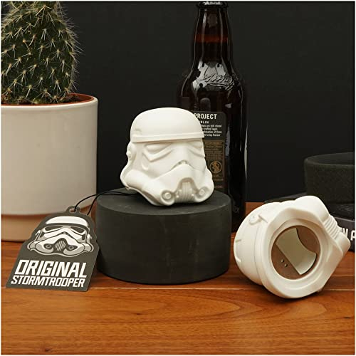 Suck UK - Original Stormtrooper Helmet Bottle Opener | Beer Bottle Openers & Novelty Bottles Opener | Storm Trooper Bar Blade | Beer Openers & Bar | Gifts for Men & Man Cave Accessories