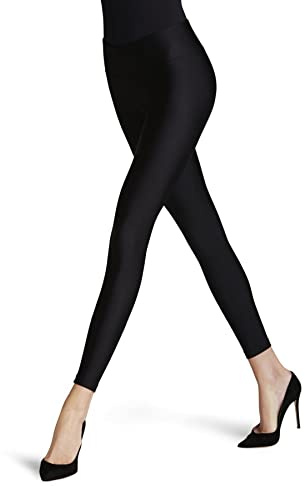 FALKE Damen Elegant Shine Leggings feines weiches Material blickdicht undurchsichtig matter zarter Glanz reißfest druckfreier breiter Komfortbund bequem modisch 1 Stück
