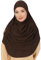 Prien Kopftuch für Damen, Lang Muslim Hijab Frauen, Türkisch Khimar Schal Islamische Kleidung, Konfektionshijab Kopftücher Kleider, Muslimische Sport Head Scarf Set (Braun)