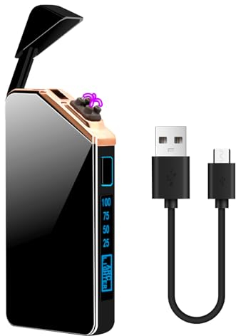 DIFCUL Feuerzeug Elektrisch,USB feuerzeug,Lichtbogen Feuerzeug Elektrisches,für Männer Damen Geschenk