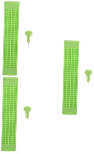 Angoily 3sätze Braille Schreibtafel Aus Kunststoff Zeilen Felder Flexibles Und Langlebiges Schreibwerkzeug Für Blinde Leicht Tragbar Und Einfach Zu Bedienen Für Erlernen Von