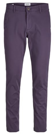 JACK & JONES Herren Jpstmarco Jjbowie Noos Chinohose, Nightshade,30W / 32L