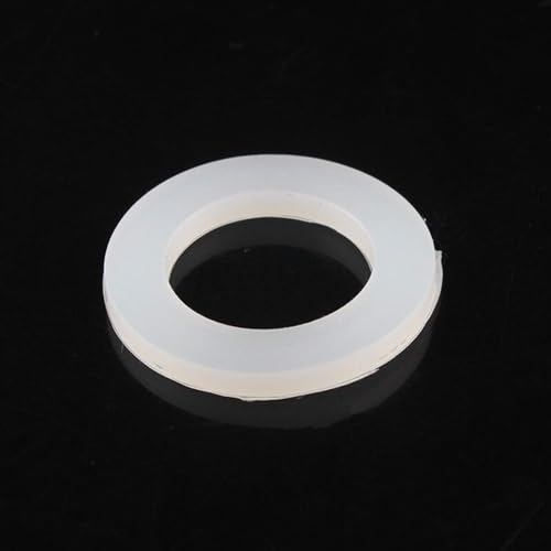 Gummischeibe, Gummidichtung, O-Ring-Dichtungsscheibe, 10 Stück, 6–50 mm, Silikondichtung, O-Ring-Dichtung, Duschdichtung, Balgrohr-Wasserhahn-Wasserdichtung, verdickter Abstandshalter, Gummi (Farbe: G