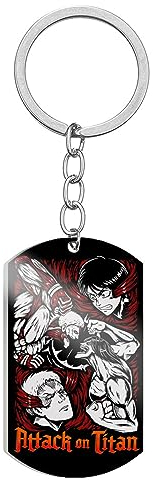 AOT Attack On Titan Schlüsselanhänger Anime Charakter Eren Yeager Anhänger Mikasa Ackerman Armin Arlert Schlüsselanhänger Levi Ackerman Schlüsselanhänger Survey Corps Anhänger