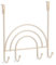 Zeller 13830 Türhänger m. 4 Haken Rainbow, Metall, beige