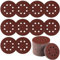Sruhrak 80 Pcs Sanding Discs, 125mm Sanding Pads Set Hook and Loop 60 Grits Sandpaper for Random Orbital Sander