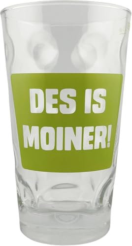 DES IS MOINER! 0,5 L Dubbeglas - Pfälzer Schorleglas Farbe Hellgrün