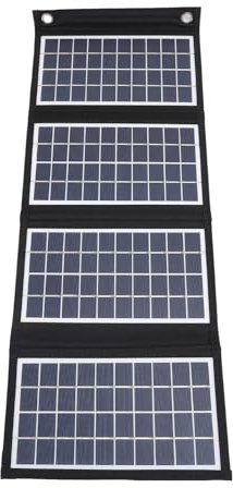 Cargador de Panel Solar Plegable de 30 W, Cargador USB Dual, Placa de Carga de Energía, Cargador de Batería para Exteriores, Inversores