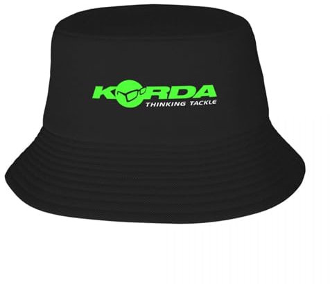 EIILHUED Korda Angeln Logo Eimer Hut Männer Frauen Fisch Karpfen Fischer Geschenk Outdoor Sonne Camping Angelmütze
