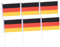 Kisangel Stick-flaggen 50 Stück Handflaggen Für Partys Klassenzimmer Sportdekorationen