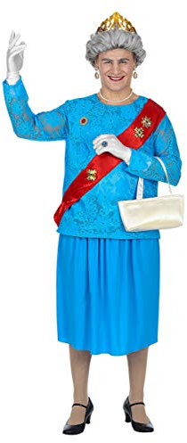 Horror-Shop Queen Elisabeth Männerkostüm für Mottoparty & Karneval 2XL