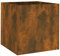KLYEON Fioriera Rovere Fumo 40x40x40 cm in Legno Multistrato,Fioriera in Legno Multistrato Rovere Fumo 40x40x40 cm per Salotto, Camera da Letto e Ufficio Vasi e fioriere