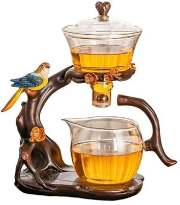 Théière automatique en verre avec ventouse magnétique haut de gamme