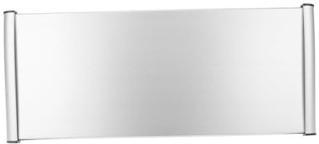 SHINEOFI Aluminium Alloy Office Door Name Plate Blank Triangle Curved Slot Sign Plate 12x28cm for Wall-mounted Department Door Signs