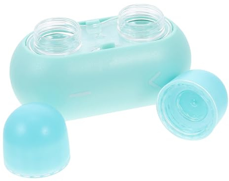 HEMOTON Elektrischer Kontaktlinsenreiniger Satz Tragbare Kontaktlinsenbox Pvc Automatische Reinigungsmaschine für Reisen und Zuhause
