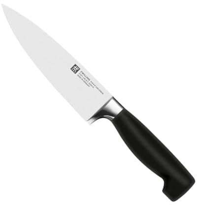 Zwilling Vier Sterne Coltello da Cuoco, Nero, 16 cm