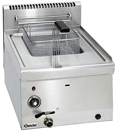 Friggitrice a Gas GPL da 8 litri con rubinetto scarico - Bartscher 1315113