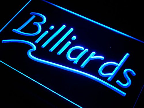 ADVPRO i266-b Billiards Pool Room Bar Neon Light Sign Barlicht Neonlicht Lichtwerbung