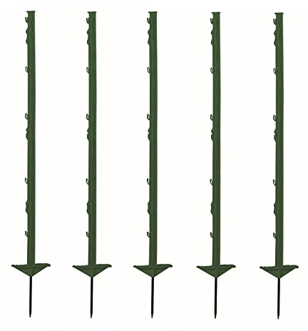 Growi Weidezaunpfahl Kunststoff 105 cm grün 80 Stück
