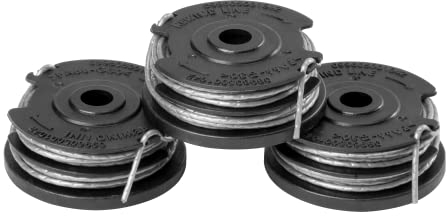 Greenworks - Confezione da 3 bobine di ricambio per decespugliatore a doppia linea, 1,7 mm