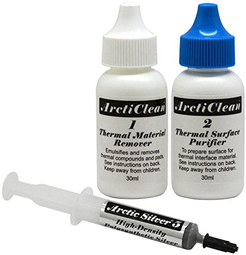 Arctic Silver 5 12 gram Thermal Paste and Arcticlean value pack