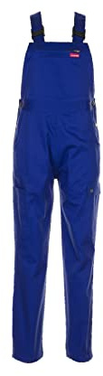 Planam 1671054 Damen Latzhose, Kornblau, Größe 54