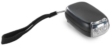 S.O.S. 35110 Outdoor Batteriefreie Dynamo - Taschenlampe, 3 LED
