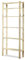 MODO24 Holzregal, 6 Regalböden, Eckregal, Standregal, Kellerregal, Lagerregal, Bücherregal, Wandregal, Büroregal, für Wohnzimmer, Küche, Keller, Garage, Abmessungen 200x80x28 cm, Farbe: Naturholz