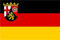 Kiwistar - Aufkleber - Rheinland-Pfalz - Bundesland Deutschland Autoaufkleber Sticker Flagge