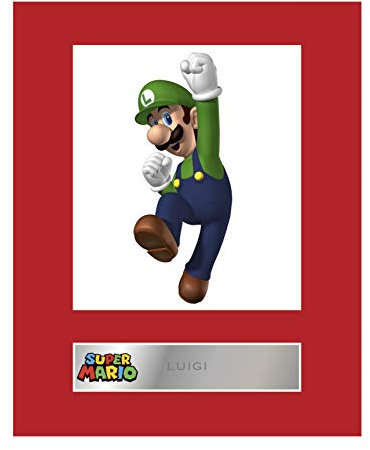 Luigi montiert Foto Display Super Mario