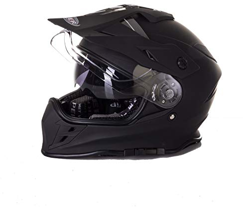 Viper MOTORRADHELME RX-V288 Motocross-Helm MX Enduro Quad RENNEN SPORTHELM INNENVISIER, MATT SCHWARZ (MATT SCHWARZ,S)