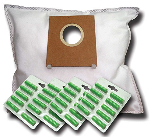 40 Staubsaugerbeutel + 40 Duftstäbe geeignet für Siemens Synchropower Edition 2500 W VS06G2502/03 - kompatibel zu Swirl S 67 S67