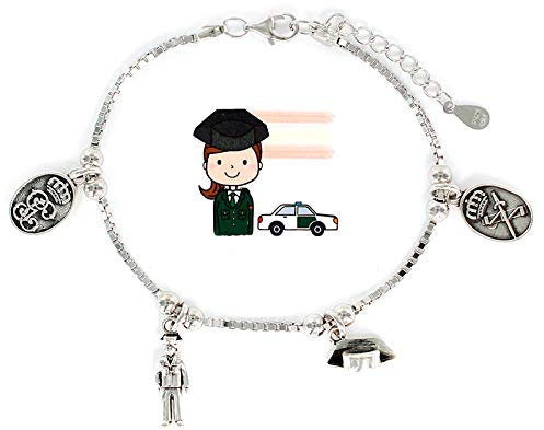 Eres lo mas mujer Pulseras Profesiones Plata (Guardia Civil)