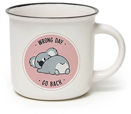 Legami CUP0055, Cup Puccino, Tazza in Porcellana New Bone China, Tema Koala, Buongiorno Collection, Capacità 350 ml, Lavabile in Lavastoviglie, Utilizzabile in Microonde