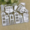 Stanzmaschine Stanzschablone,Scrapbooking Prägeschablonen Stanzformen Schablonen Für Scrapbooking Fotopapier Karten Handwerk Prägen DIY Geburtstagsgeschenk Weihnachtsgeschenke Haus