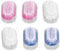 HEALLILY Pumice Stone 6 Pcs Toe Nail Cleaning Brush Natural Foot Pumice Stone for Feet and Hands Dead Skin Removal Foot Exfoliating Tool for Men and Women (Random Color)