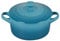 Le Creuset Mini cocotte redondo de gres, 14 onzas, Caribe