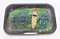 I'm J. Rick Metal Rolling Tray Set | Large Size (27.5 x 17.5cm) Trays for Rolling Papers King Size to Make Tobacco Roll Ups with Filter Tips or Roach Booklets Sets