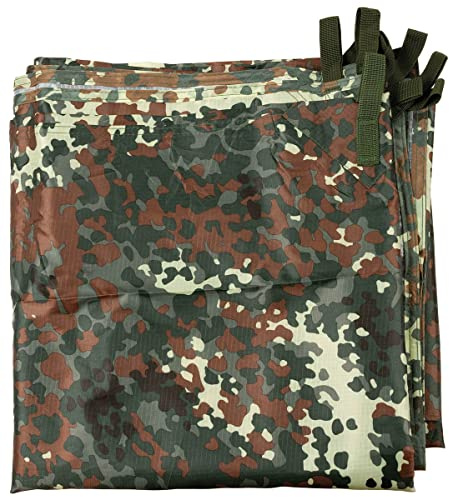 MFH Mehrzweckplane, Tarp Extrem, ca. 300 x 300 cm (Flecktarn)